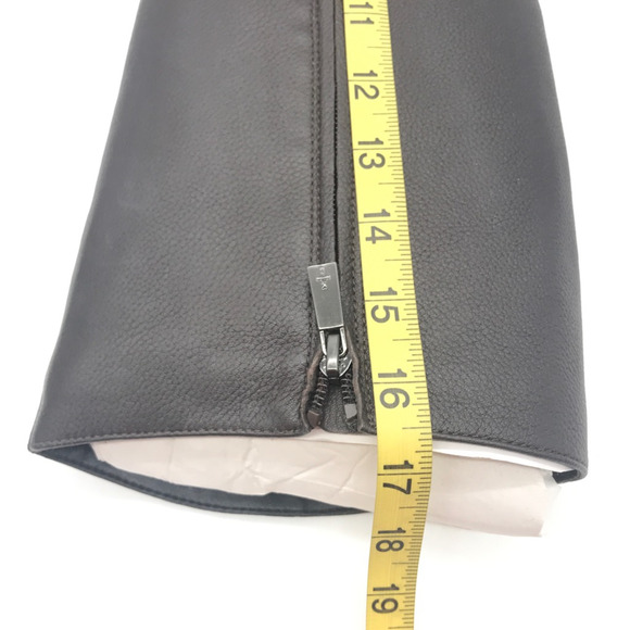 Kenneth Cole Womens Branden Buckle Riding Boots Brown Leather Straps 9.5 M New - Picture 5 of 10